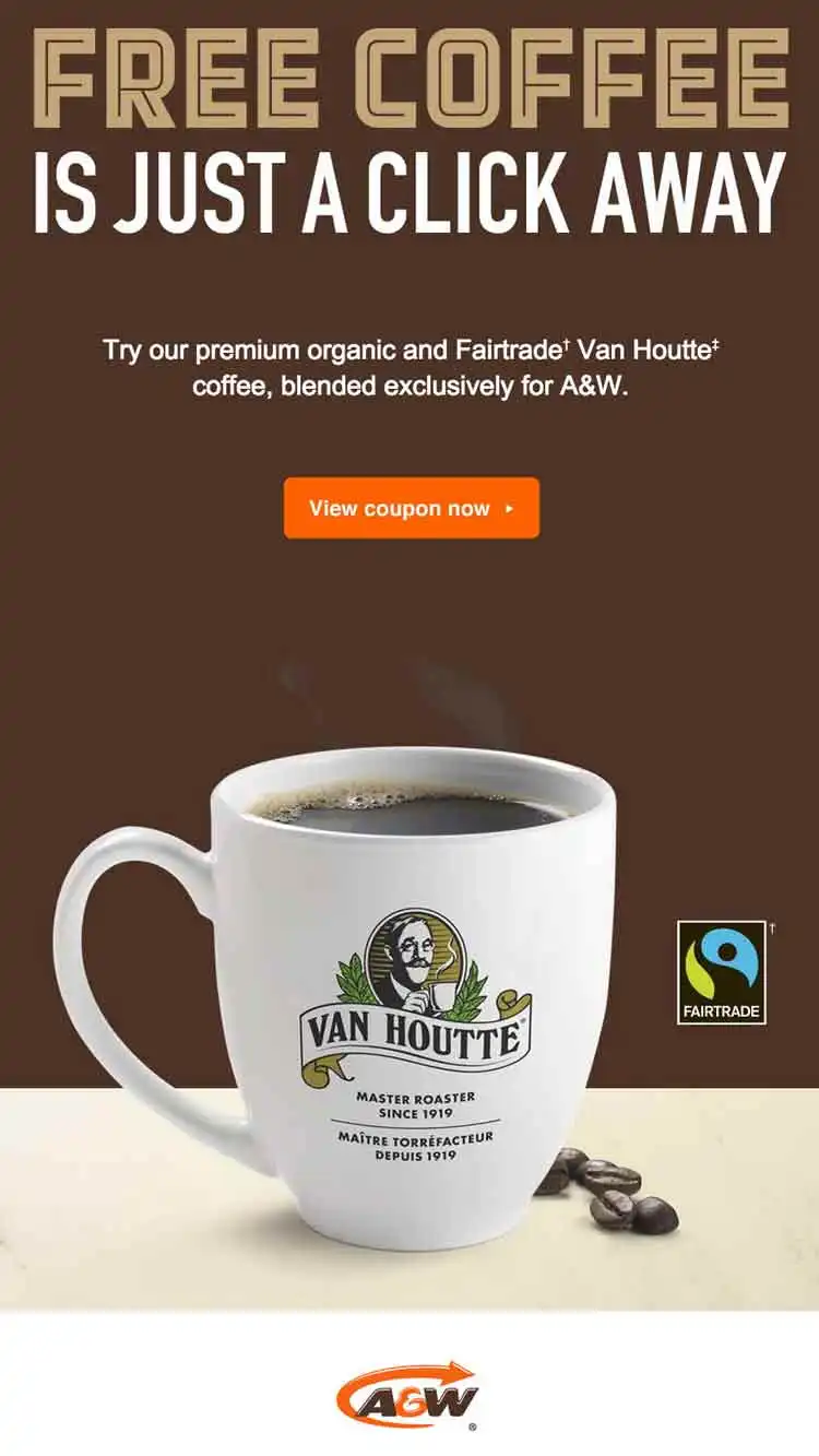 A&W Coupons