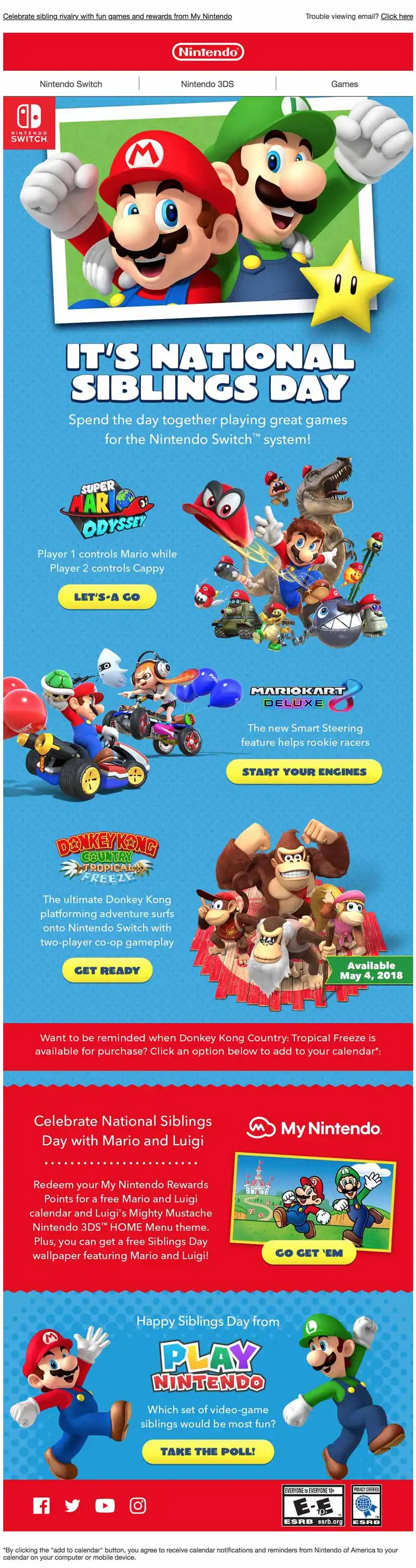 Nintendo Emails