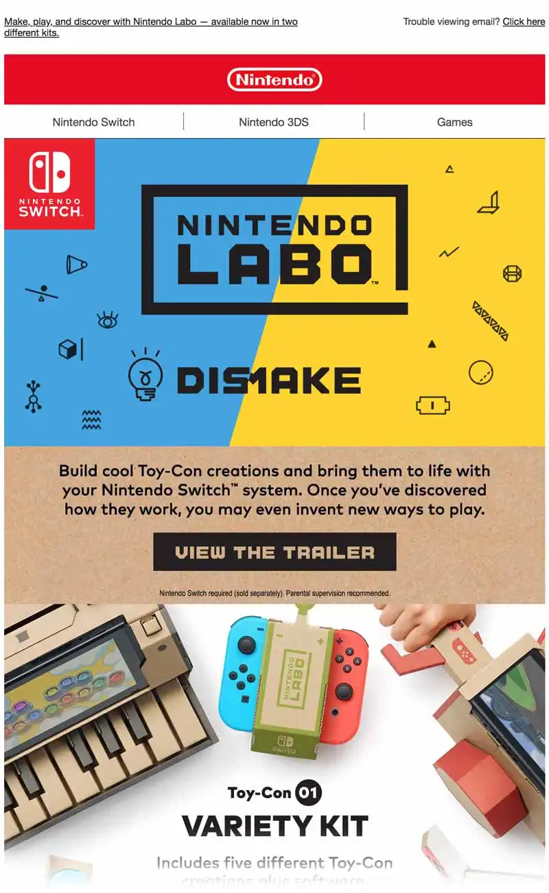 Nintendo Emails