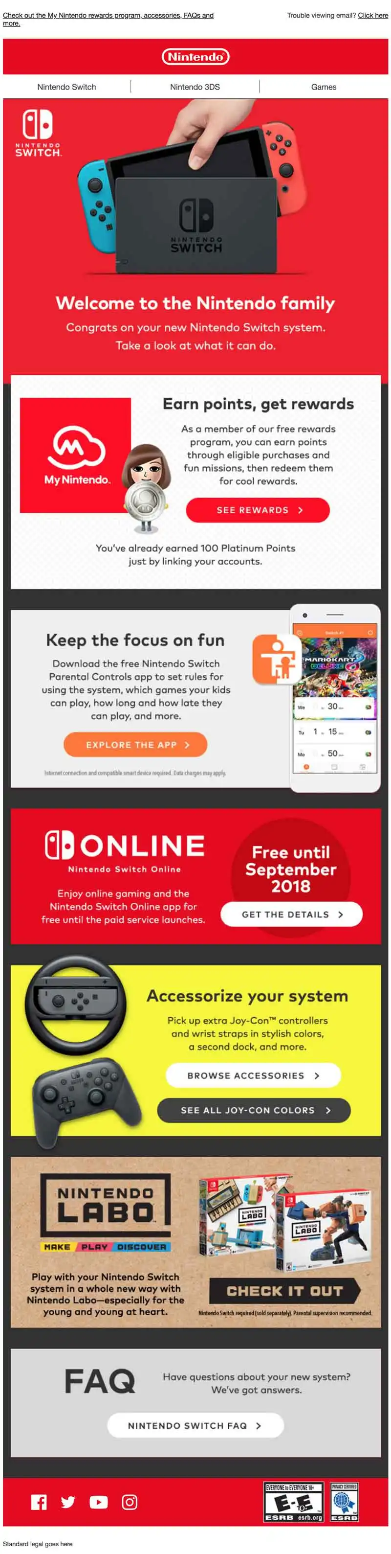 Nintendo Emails